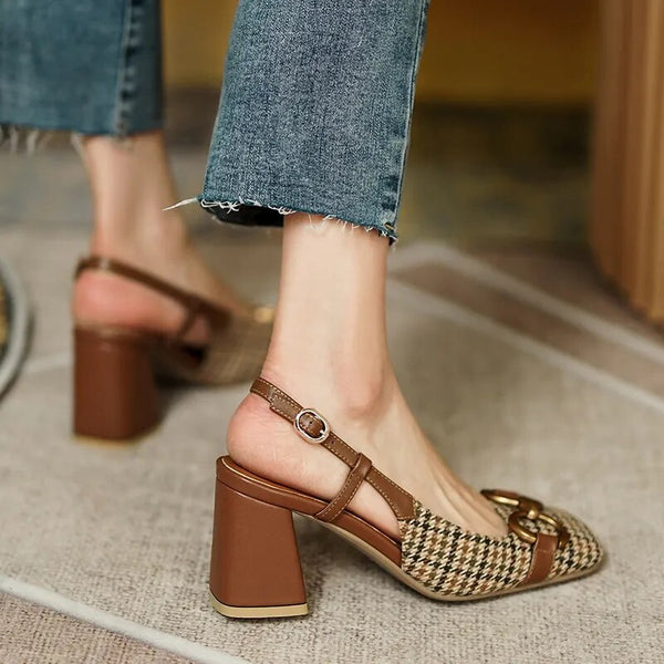 Jyna Leather Heels