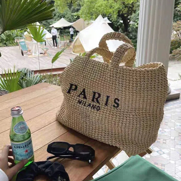 Paris Straw Bag