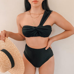 One Shoulder Bikini Set