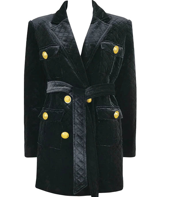 Designer Velvet Overcoat