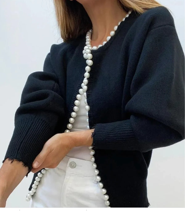 Pearls Cardigan