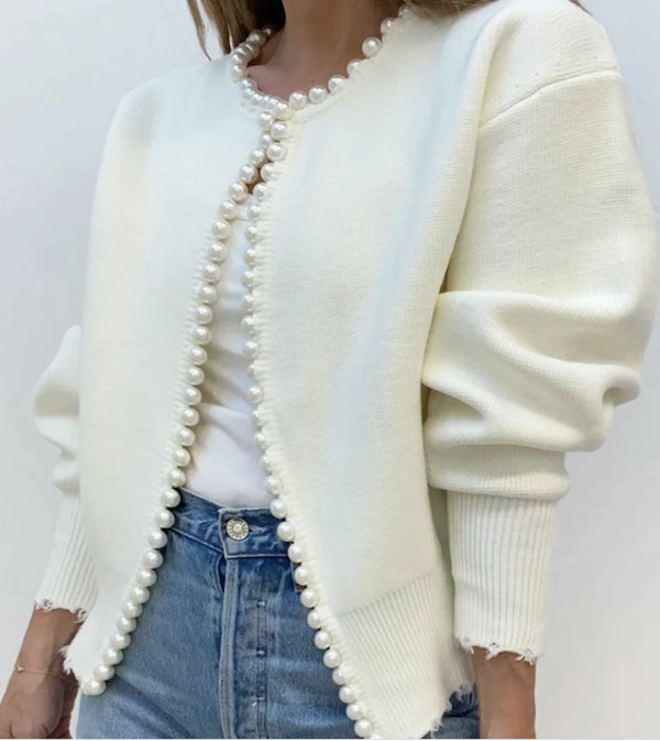 Pearls Cardigan