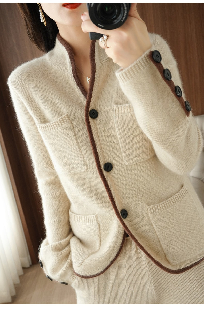 Casual Wool Cardigan