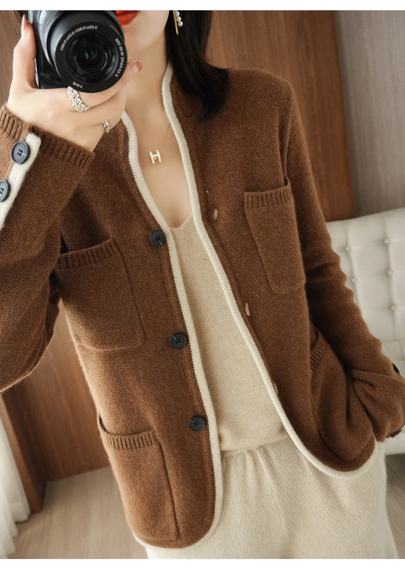 Casual Wool Cardigan