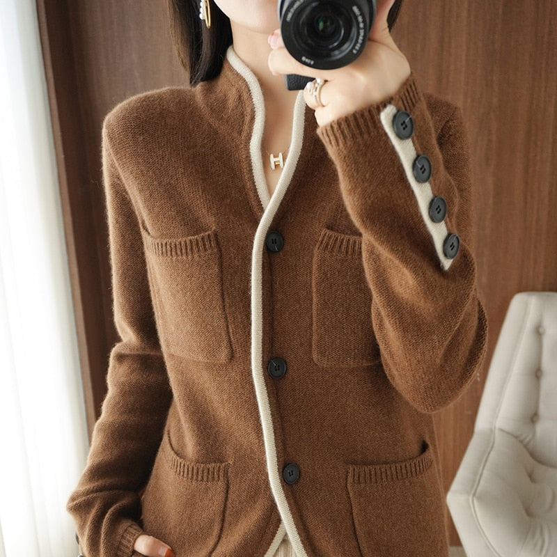 Casual Wool Cardigan