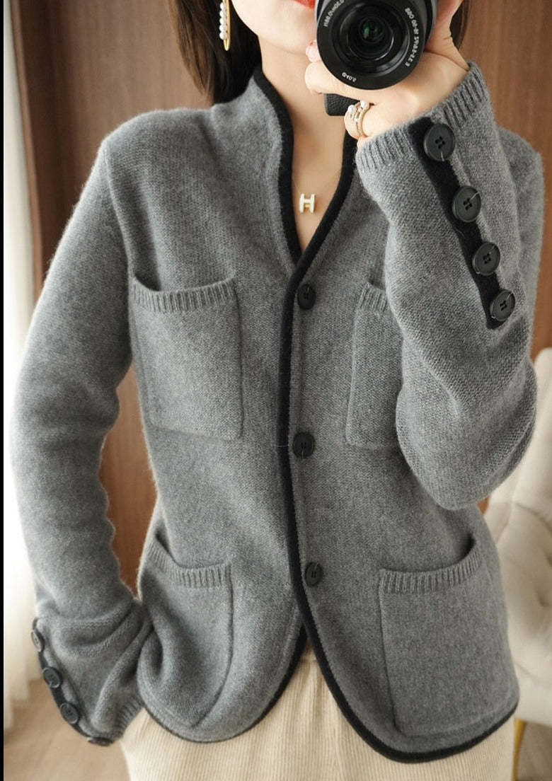 Casual Wool Cardigan