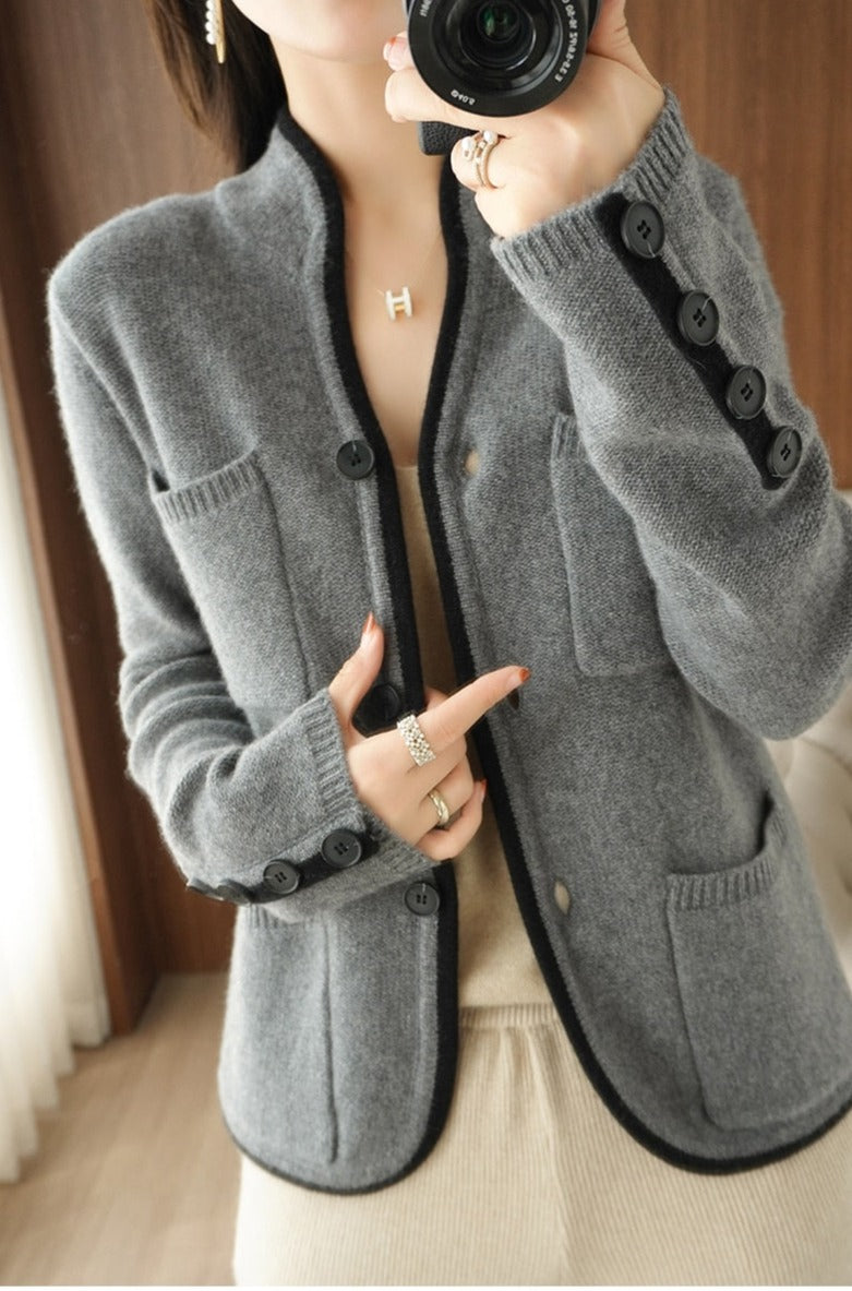 Casual Wool Cardigan