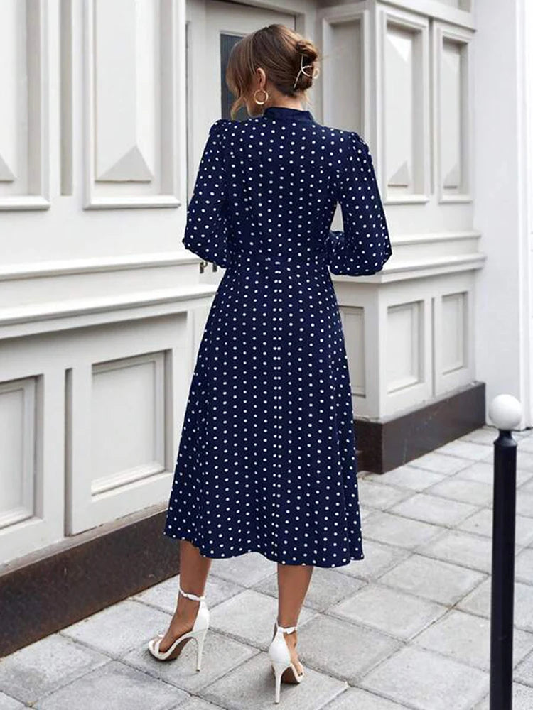 French Polka Dot Dress