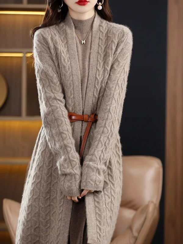 Long Wool Cardigan