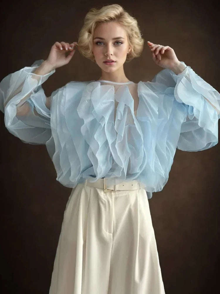 Tina Ruffles Shirt