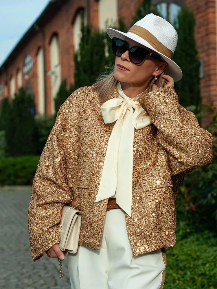 Trendy Sequins Jacket