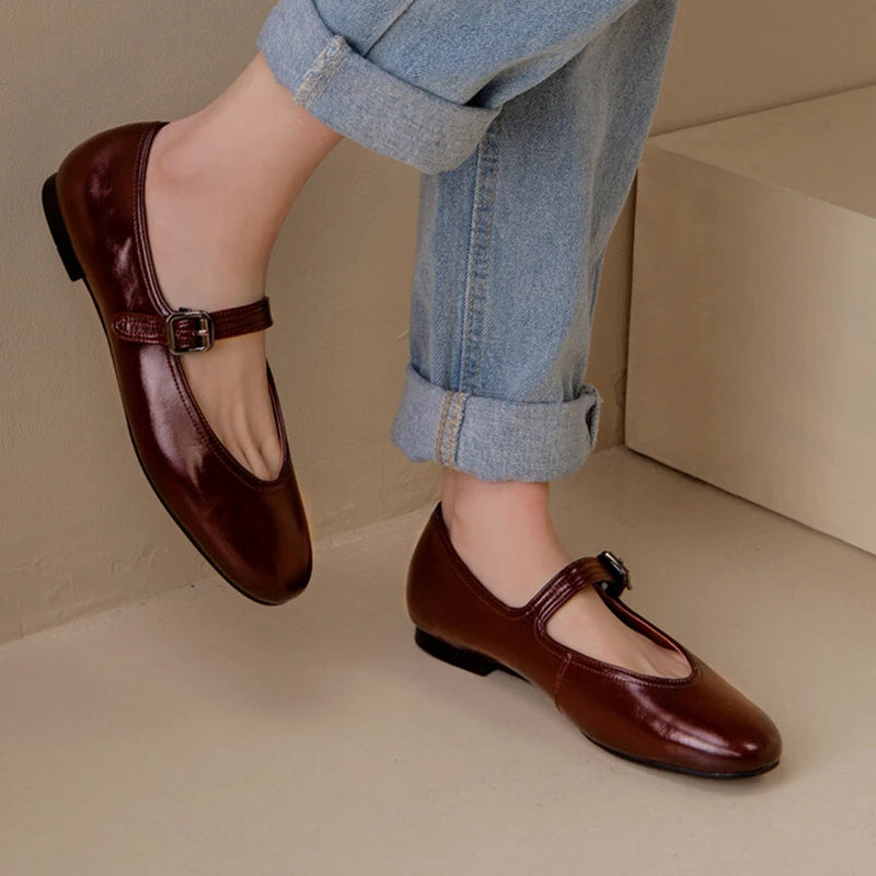 Ballet Leather Flats