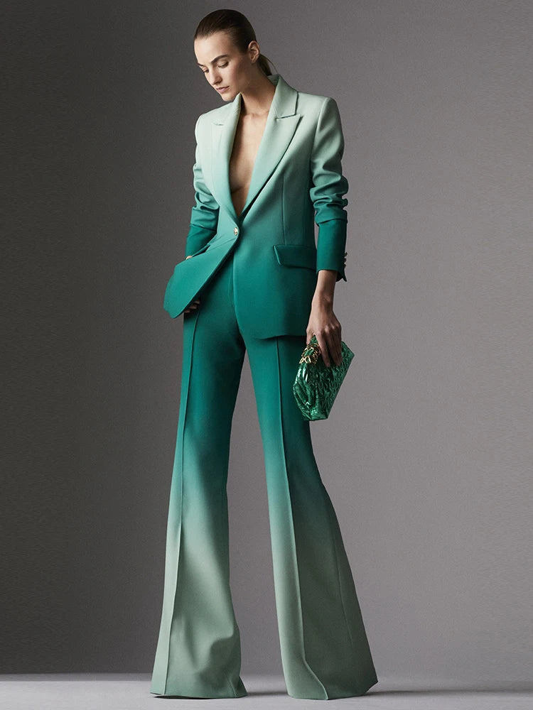 Flare Pants Suit