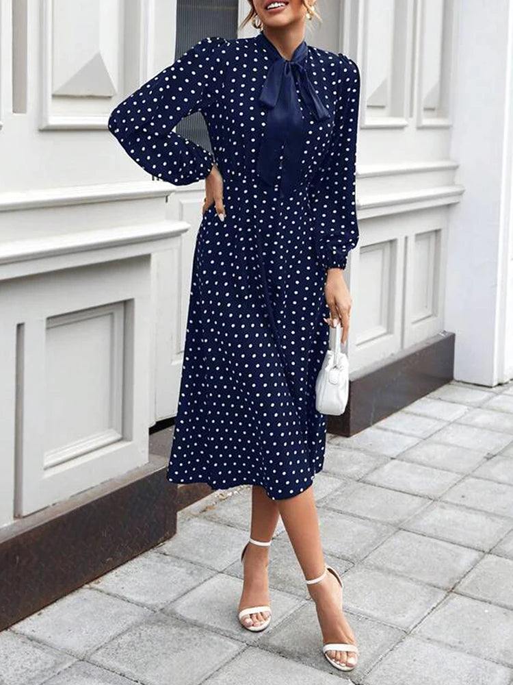 French Polka Dot Dress