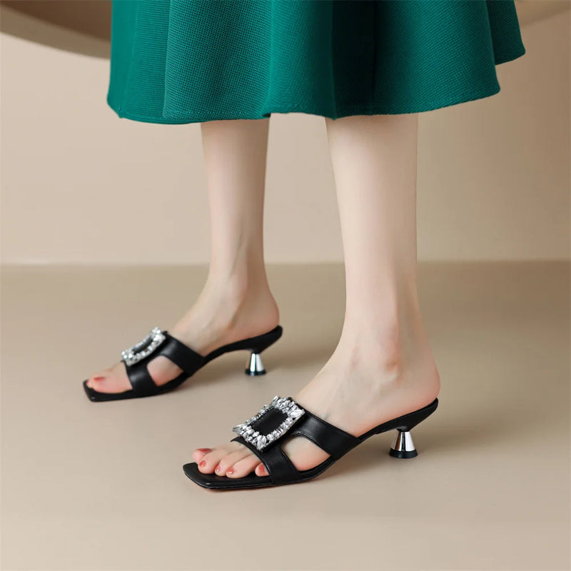 Сrystal Buckle sandals