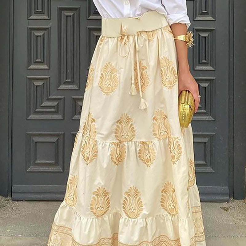 Bohemian Maxi Skirt