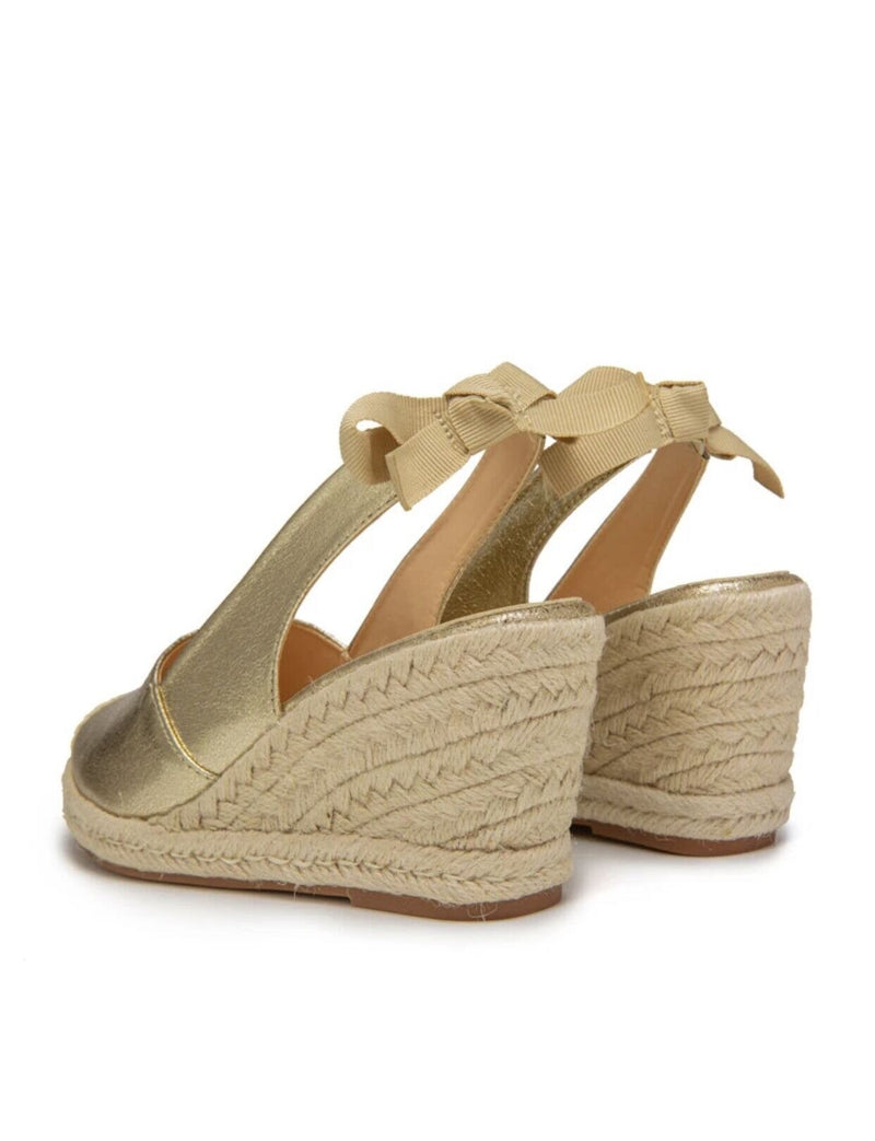 Gold Espadrille