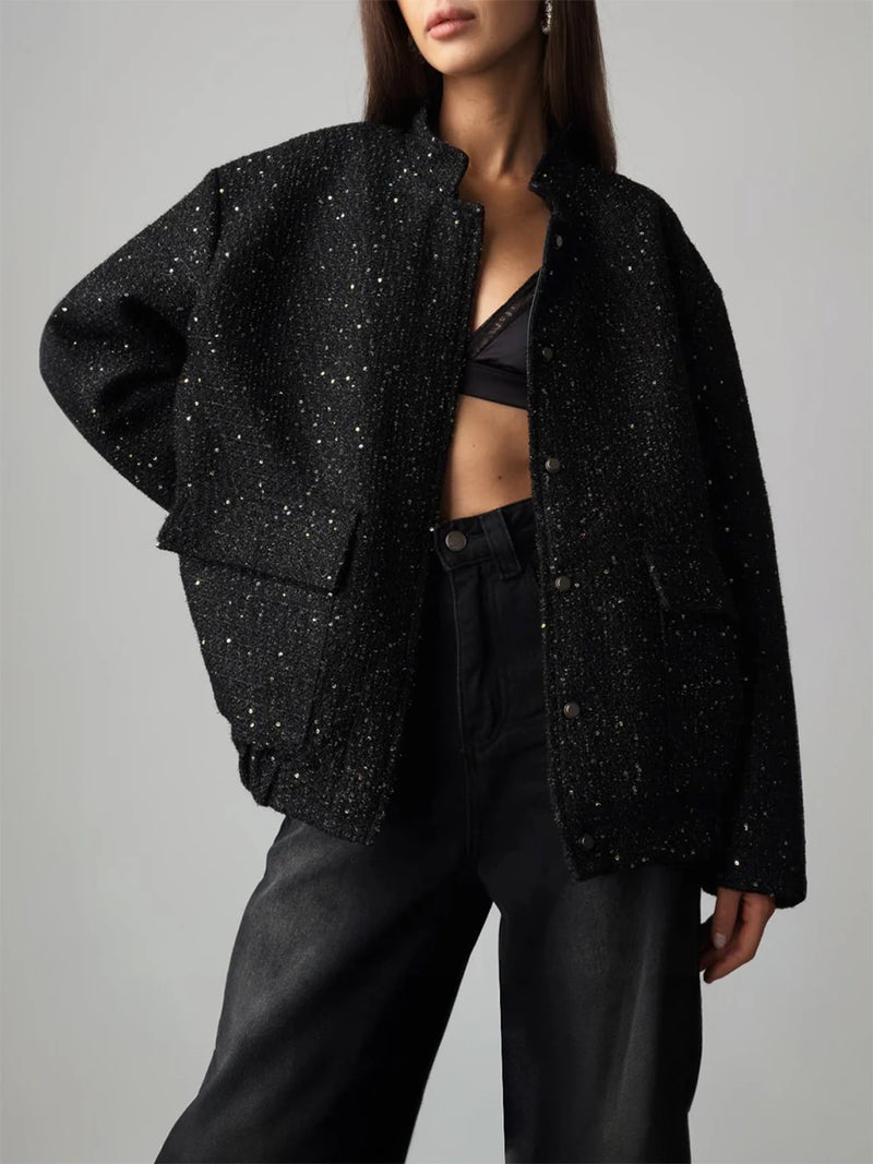 Trendy Sequins Jacket