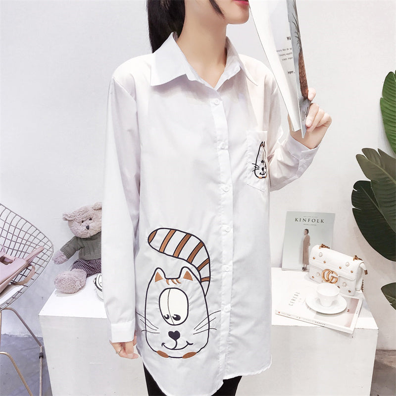 Cotton Embroidery Shirt