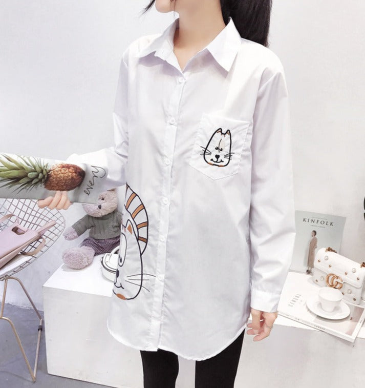 Cotton Embroidery Shirt