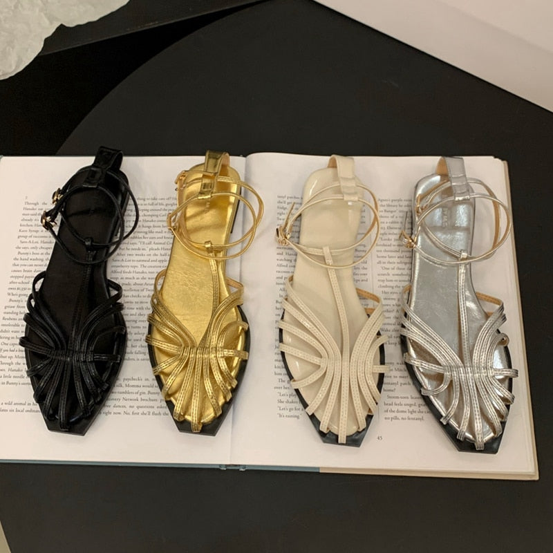 Shiny Fashion Sandals