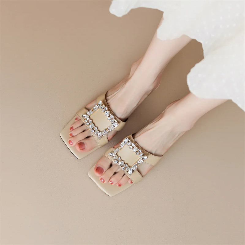 Сrystal Buckle sandals