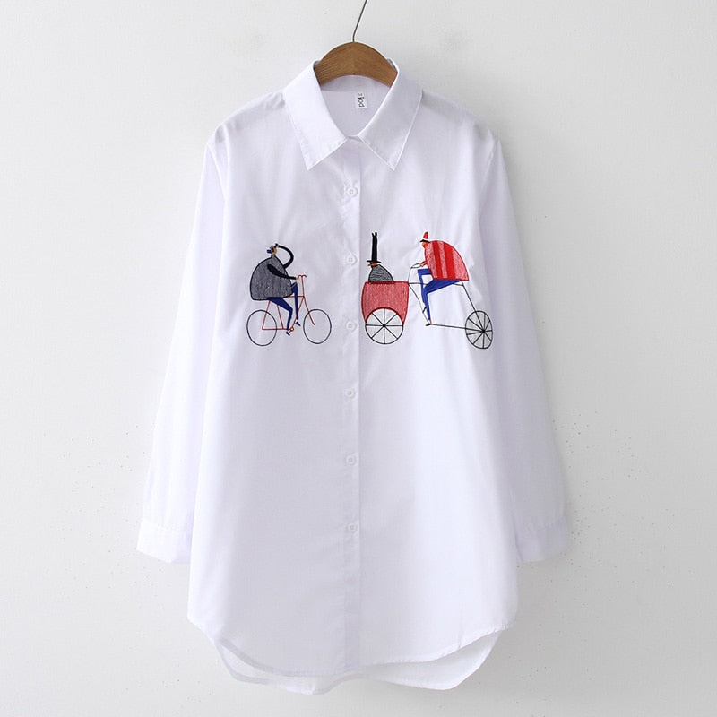 Cotton Embroidery Shirt