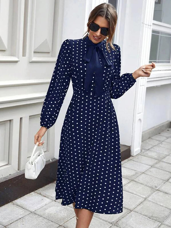 French Polka Dot Dress