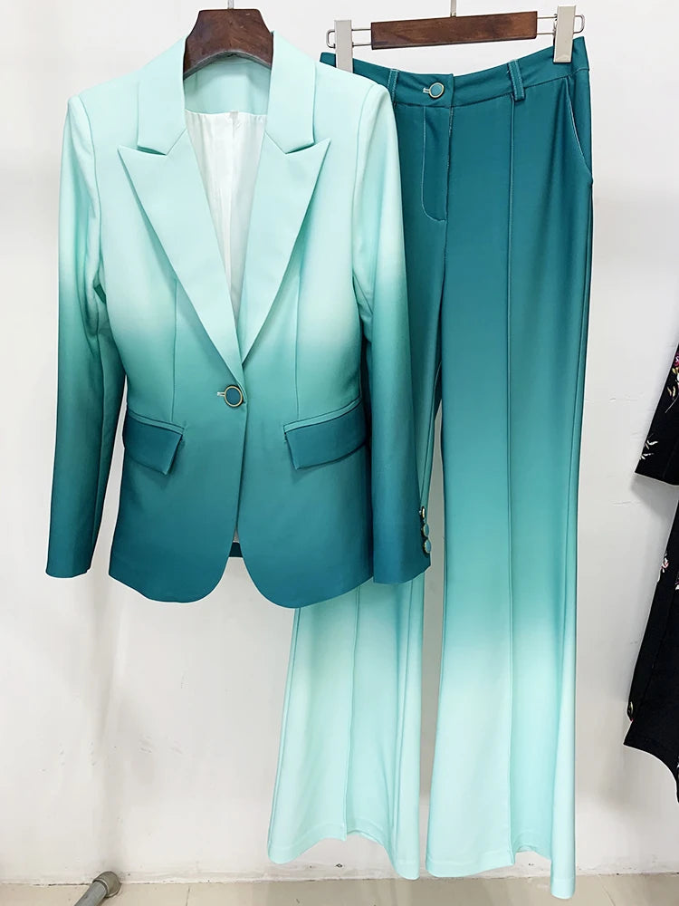 Flare Pants Suit