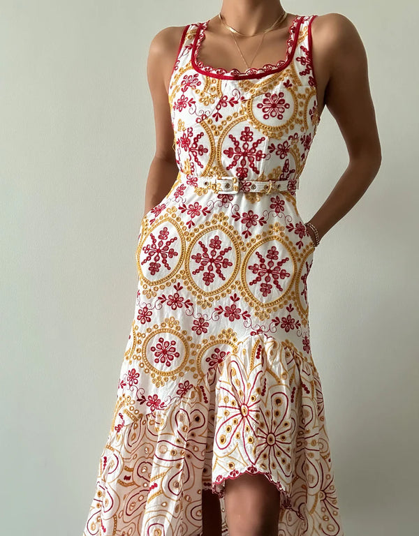 Summer Embroidery Dress