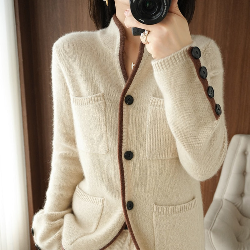 Casual Wool Cardigan