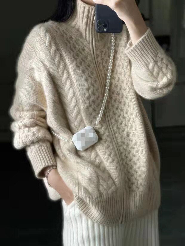 Retro  Wool Cardigan