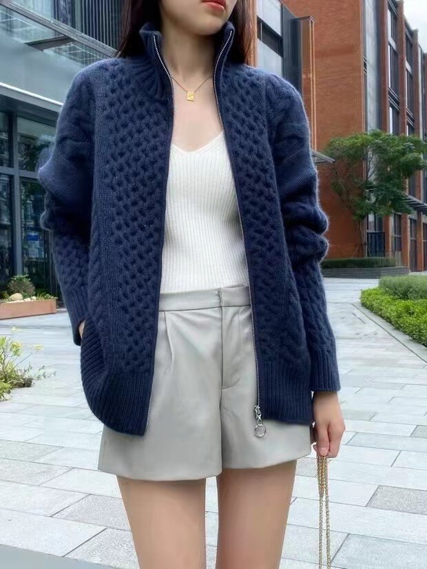 Retro  Wool Cardigan