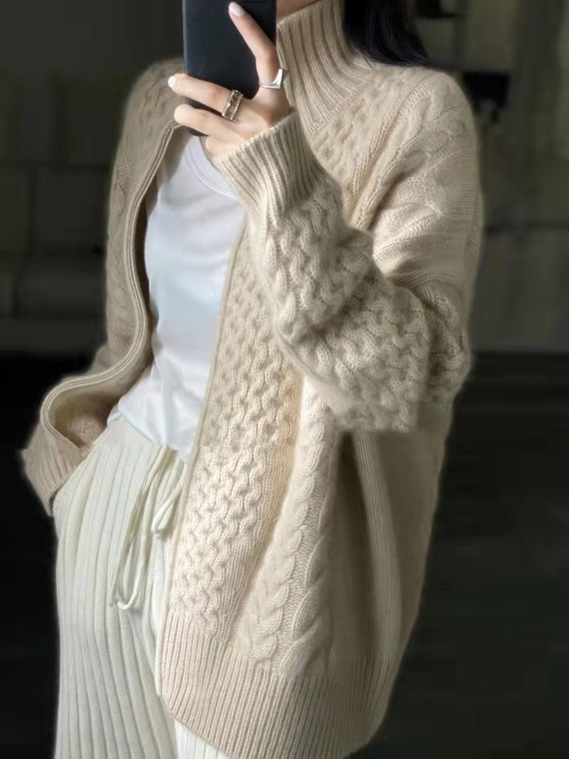 Retro  Wool Cardigan