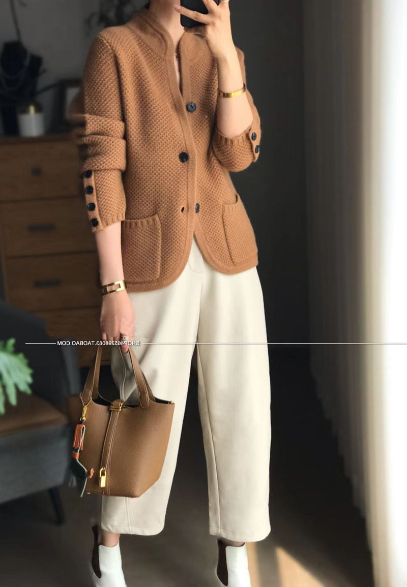 Cashmere Knitted Jacket