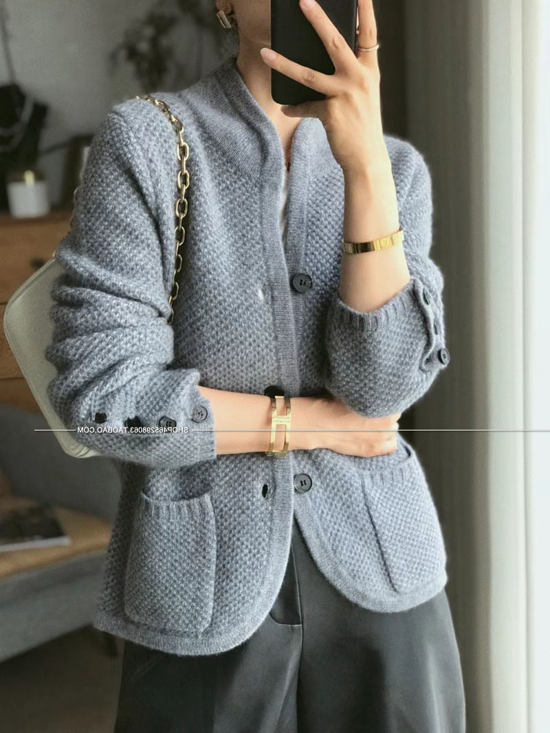 Cashmere Knitted Jacket