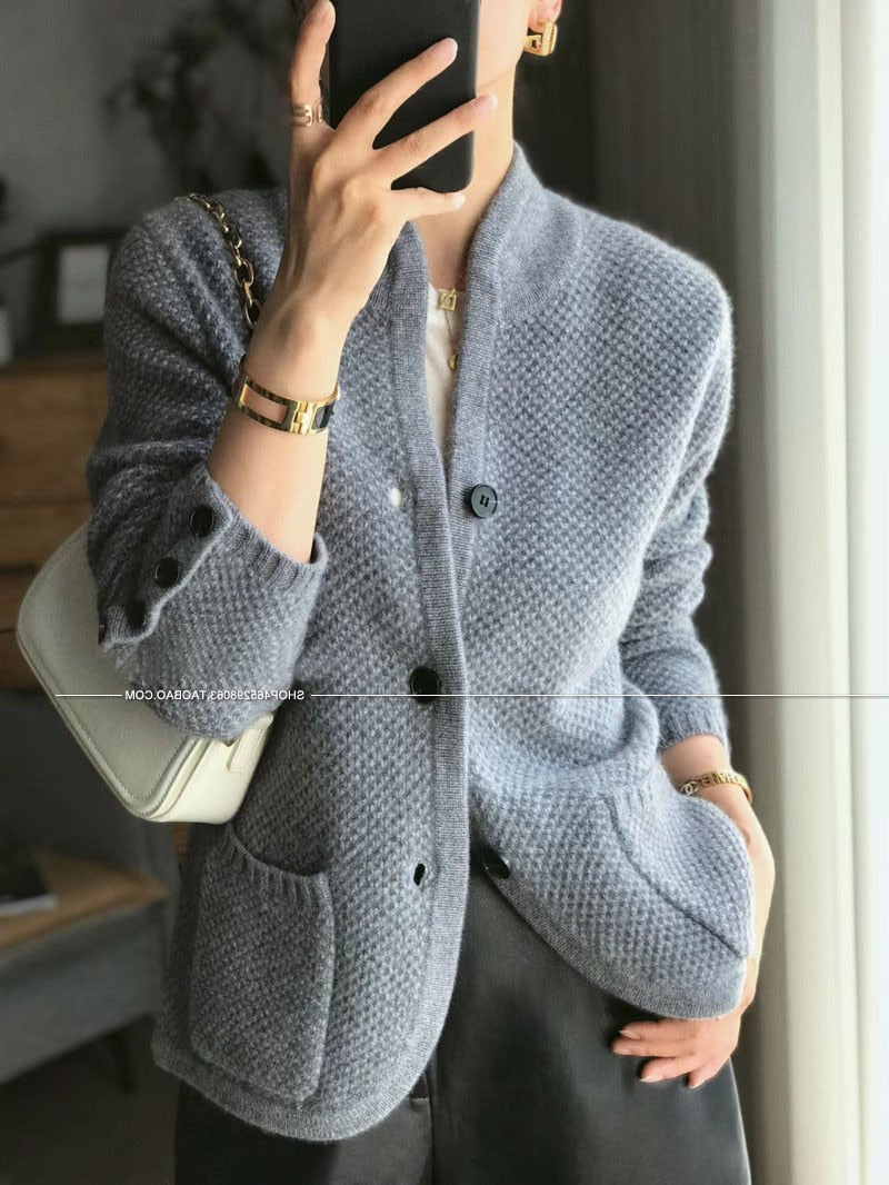 Cashmere Knitted Jacket