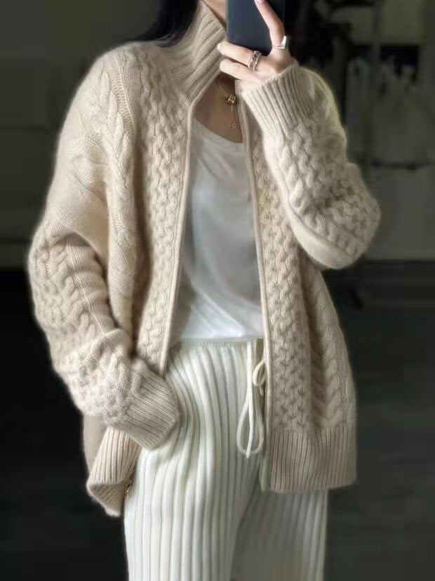 Retro  Wool Cardigan