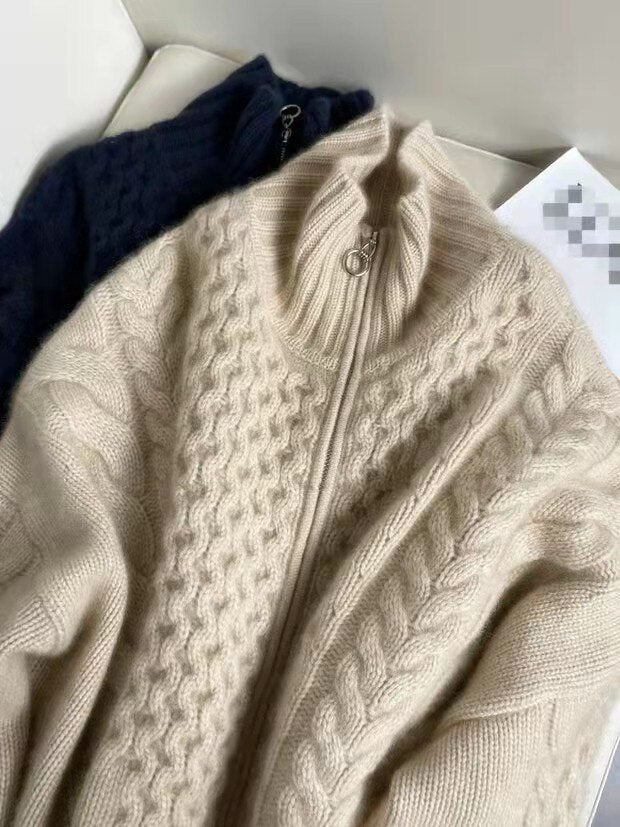 Retro  Wool Cardigan