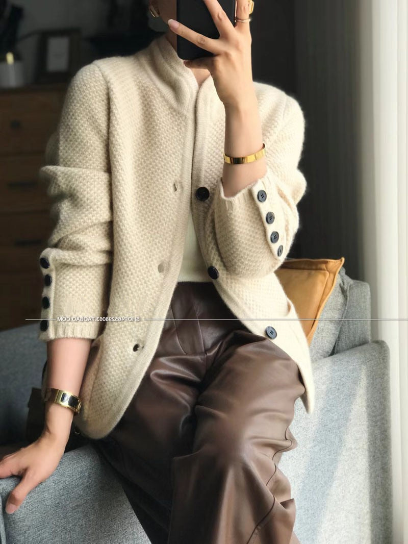 Cashmere Knitted Jacket