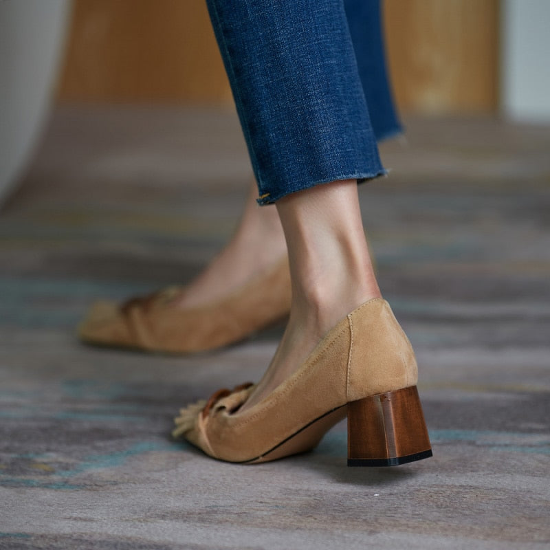 Tina Suede Pumps