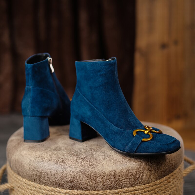 Abby Suede Ankle Boots