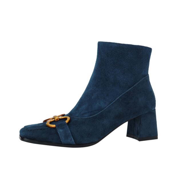 Abby Suede Ankle Boots