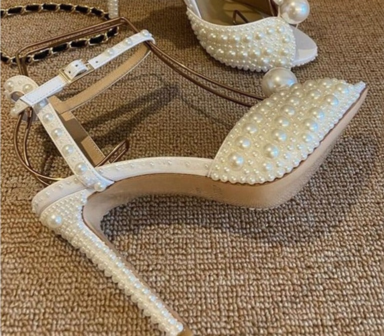 Marianna Pearls Heels